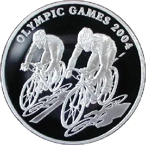 Олимпийские игры 2004. велосипедисты, 2004, Сторона 1