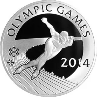 Олимпийские игры 2014. конькобежный спорт, 2011, Сторона 1