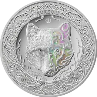 KÓKBÓRI (5 теңге, proof), 2023, Сторона 2