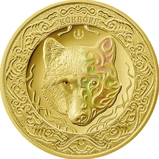 KÓKBÓRI (50 теңге, proof), 2023, Сторона 2