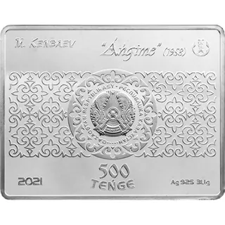 M. kenbaev «áńgime», 2021, Сторона 1